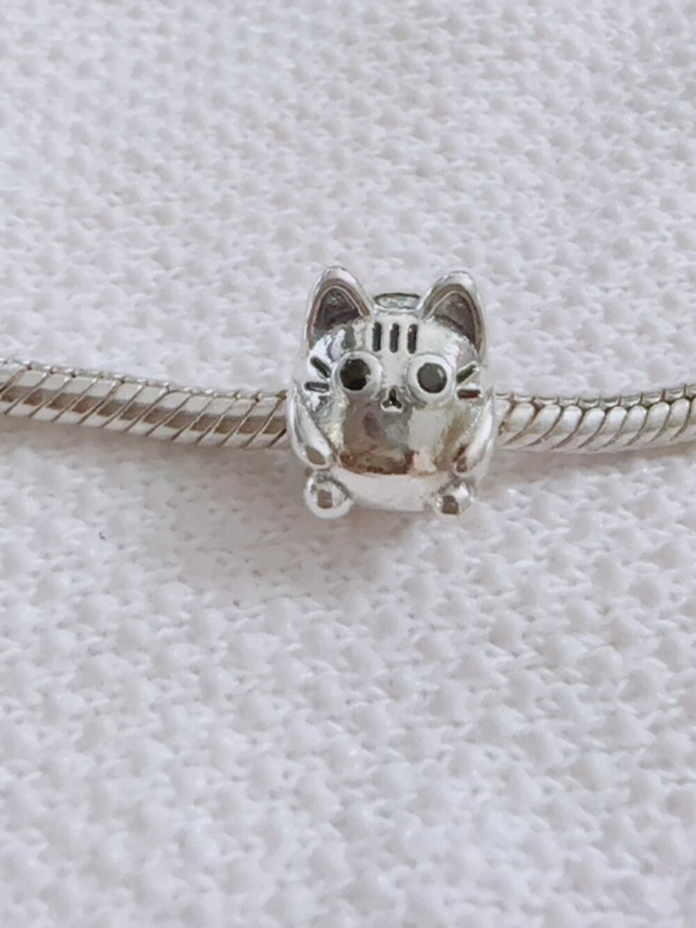 Cat Charm Silver Charm For Pandora Bracelet